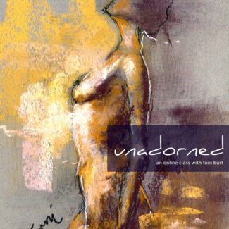 unadorned nude soft pastel class figure
