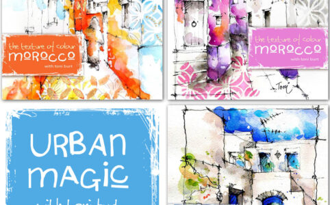 urban magic an online urban sketching watercolour class